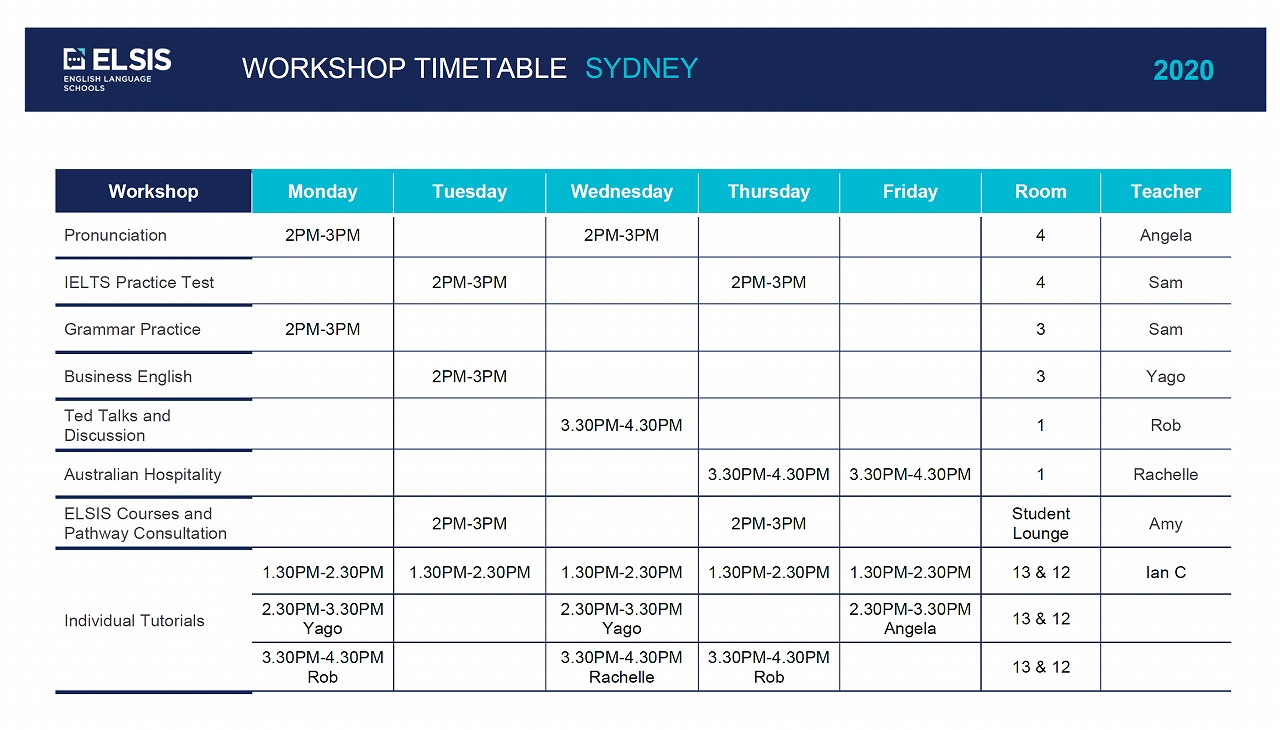 ELSIS_Timetable