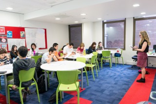 UE英語コースの授業の様子